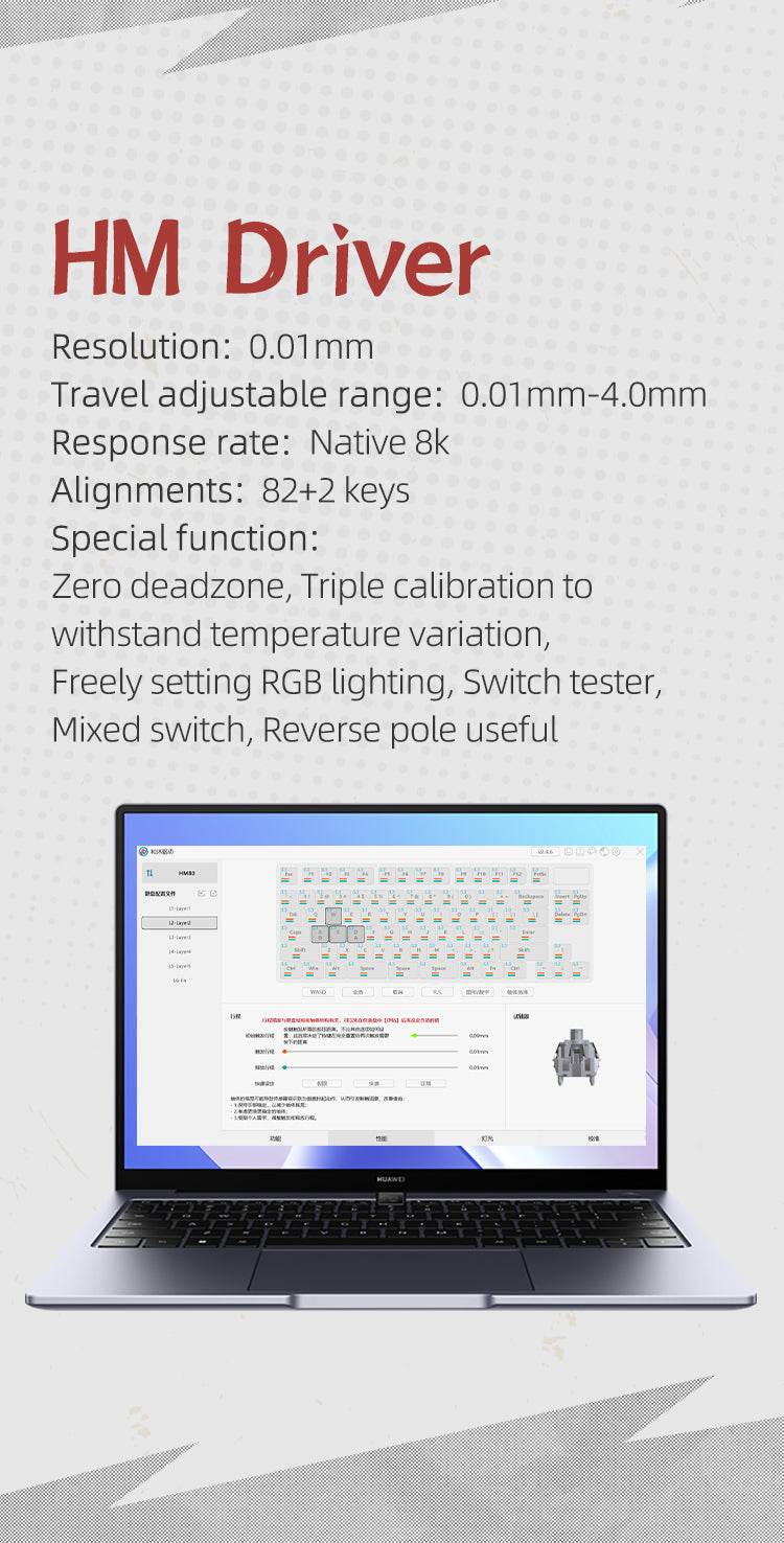Sikakeyb Castle HM80 82 Key 80% Magnetic Keyboard