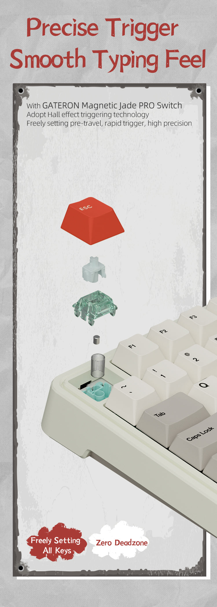 Sikakeyb Castle HM80 82 Key 80% Magnetic Keyboard