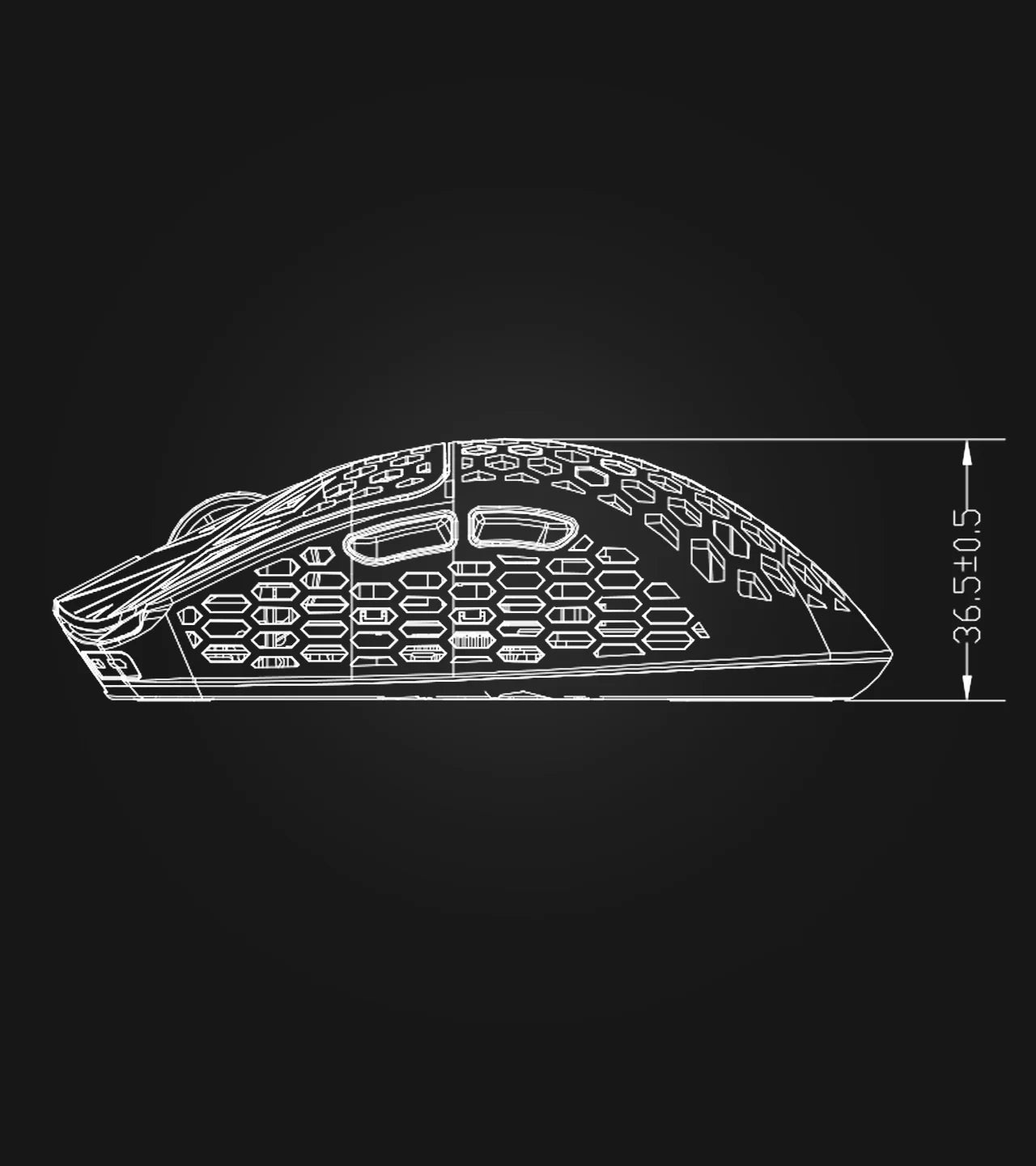 Vancer x ArbiteStudio Akitsu Carbon Fiber Composite 8K Gaming Mouse(BATCH 2)
