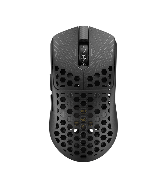 AKITSU MEDIUM 40g Carbon Fiber 8K Wireless Gaming Mouse -Black